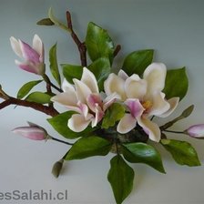 Схема вышивки «магнолия»