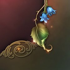 Схема вышивки «подушка с колокольчиками»