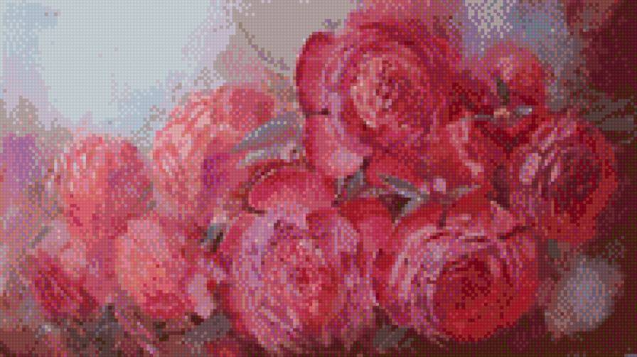 Розовые пионы - цветы, пионы, букет, розовое, бутоны - предпросмотр