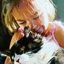 Схема вышивки «Художник Алексей Слюсар»