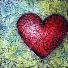 Схема вышивки «Сердце»