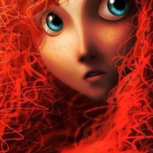 Схема вышивки «Храбрая сердцем»