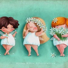 Схема вышивки «феи»