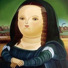 Схема вышивки «Мона Лиза»