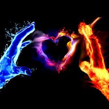 Схема вышивки «Лед и пламя»