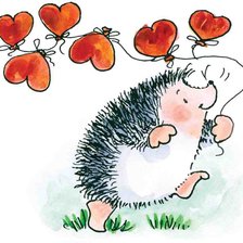 Схема вышивки «Ежик 3»