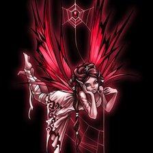 Схема вышивки «Черная Вдова»