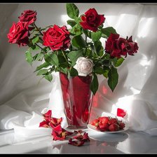 Схема вышивки «розы»