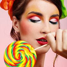 Схема вышивки «Девушка»