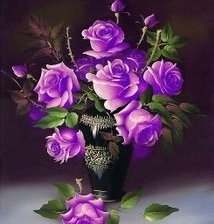 Схема вышивки «розы»