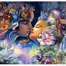 Схема вышивки «Двое»