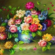 Схема вышивки «Букет»