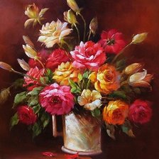 Схема вышивки «Цветы»