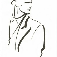 Схема вышивки «Он»