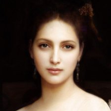 Схема вышивки «портрет девушки»