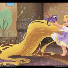 Схема вышивки «Рапунцель»