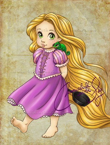 Малышка рапунцель - оригинал