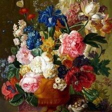 Схема вышивки «Цветы»