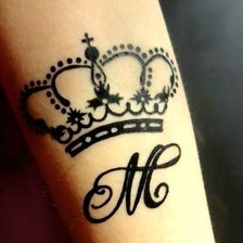 Схема вышивки «коронка»