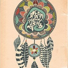 Схема вышивки «ловец снов»