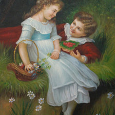 Схема вышивки «дети»