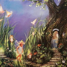 Схема вышивки «Маленький домик»