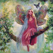 Схема вышивки «Summer Tree Fairy»