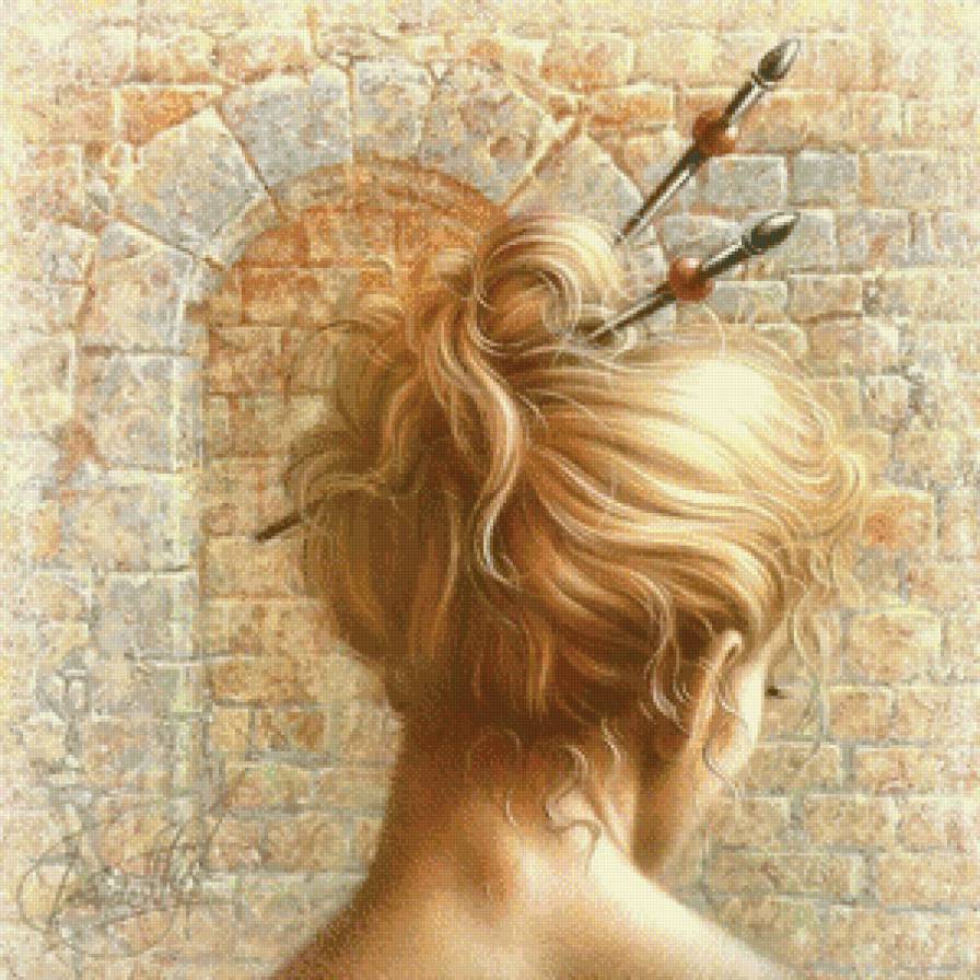 нежный образ - портрет, девушка, романтика - предпросмотр