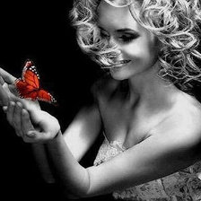 Схема вышивки «Прекрасная не знакомка»