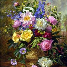 Схема вышивки «Праздник красок»