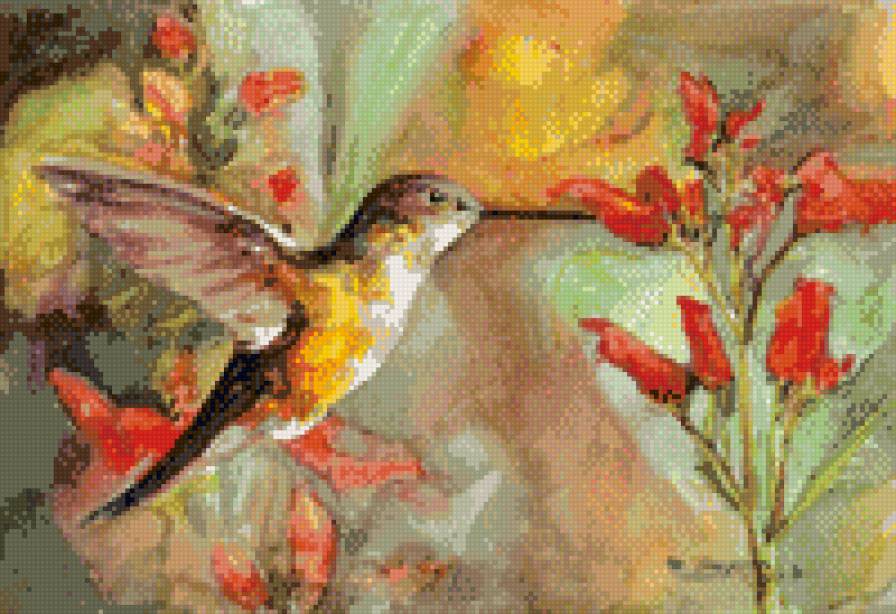 Колибри. - птицы, природа. - предпросмотр