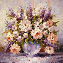 Схема вышивки «Цветы»