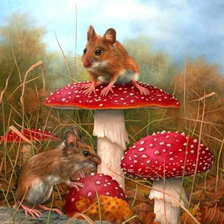 Схема вышивки «Carl Whitfield - Мишки»