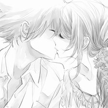 Схема вышивки «Поцелуй»