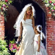 Схема вышивки «невеста»