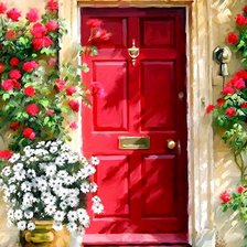 Схема вышивки «добро пожаловать»