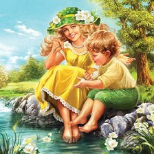 Схема вышивки «иллюстрации Инны Кубузовой»