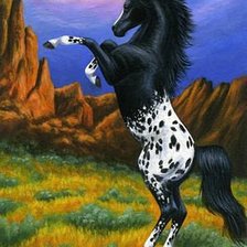 Схема вышивки «лошадка»