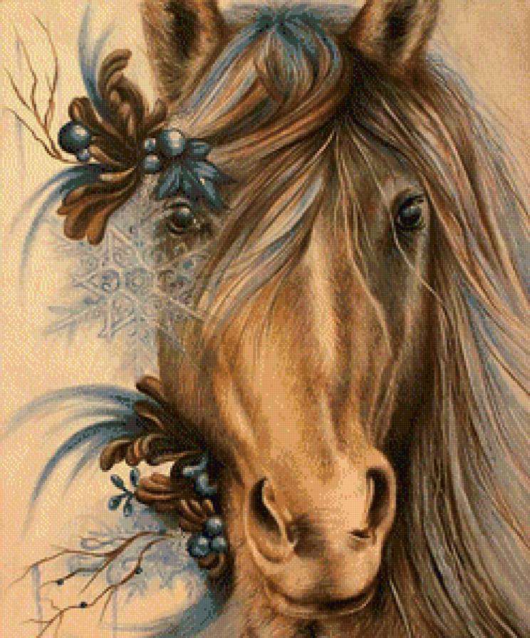 Серия "Лошади, кони" - фантазия, красавица, модница - предпросмотр