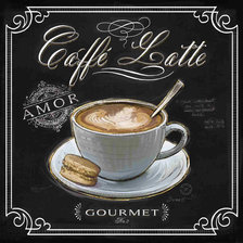 Схема вышивки «кофе»