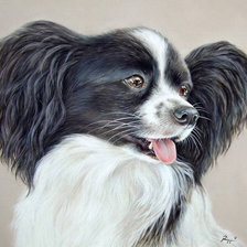 Схема вышивки «собачка»