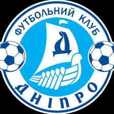 Схема вышивки «Эмблема ФК Днепр»