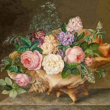 Схема вышивки «Композиция из цветов»