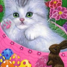 Схема вышивки «лапусик»