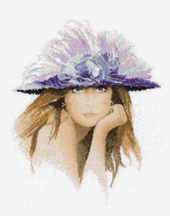 леди - шляпа, девушка - предпросмотр