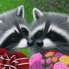 Схема вышивки «енотики»