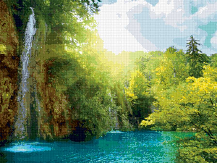 водопад - предпросмотр