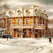 Схема вышивки «Серия "Городские пейзажи"»