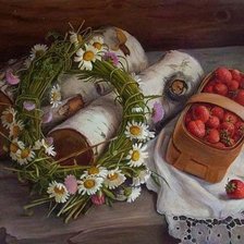 Схема вышивки «Лето в деревне»