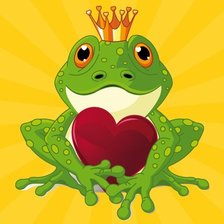 Схема вышивки «лягуха»